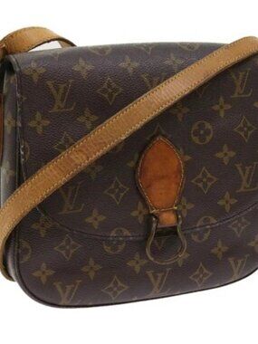 LOUIS VUITTON Monogram Saint Cloud GM Shoulder Bag M51242 LV Auth fm2815